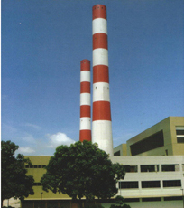 河北石家庄裕华电厂烟囱工程